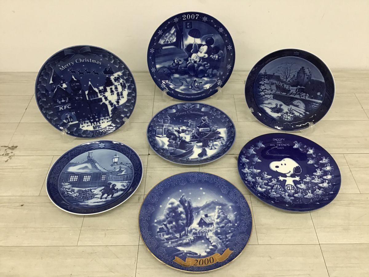 ●営TT535-80 ROYAL COPENHAGEN ロイヤルコペンハーゲン / たち吉 KFC / Disney ディズニー ミッキー イヤープレート 食器 お皿 まとめ /t拍卖