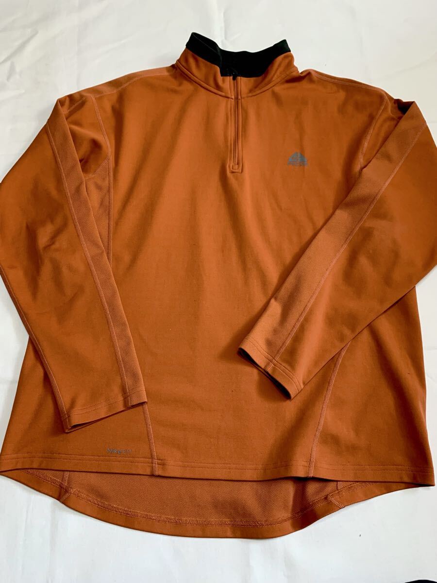 A22 nike acg プルオーバーFITDRY アウトドアヴィンテージナイキフリースジャケット90s00sUSA製拍卖