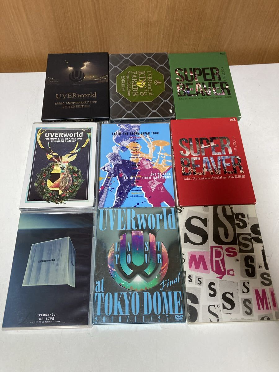 中古 DVD ONE OK ROCK ”EYE OF THE STORM ” JAPAN TOUR UVERworld まとめて ライブ ツアー バンド コレクション拍卖