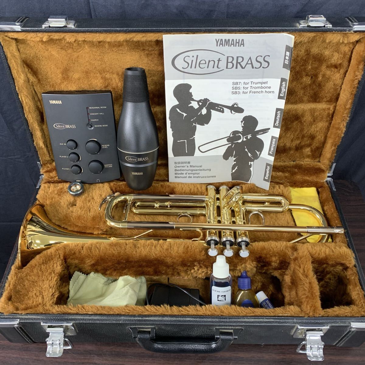 ▲【売り切り】YAMAHA ヤマハ トランペット YTR-4320E サレイントブラス/説明書/ハードケース付属 管楽器 吹奏楽拍卖