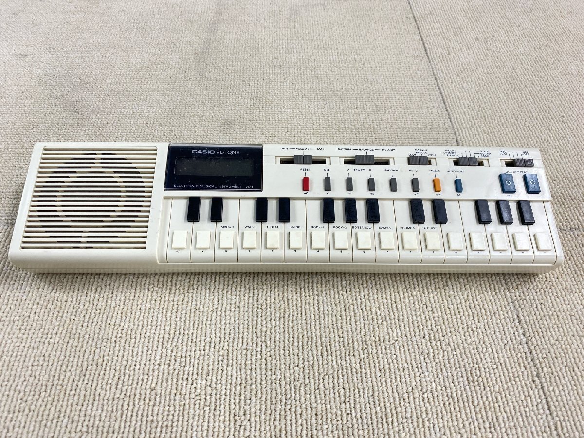 【動作確認済み】カシオ CASIO VL-TONE VL-1 電子キーボード 電卓 シンセサイザー ミュージックシーケンサー拍卖