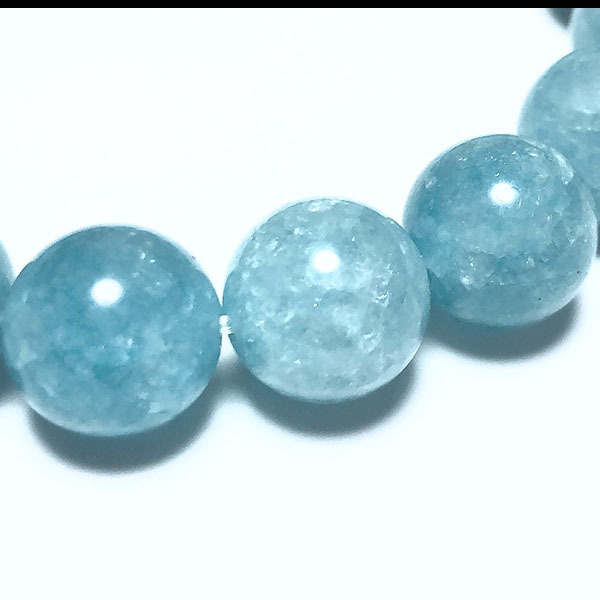 【天然石】アクアマリン 12mm ブレスレットaqu12003拍卖