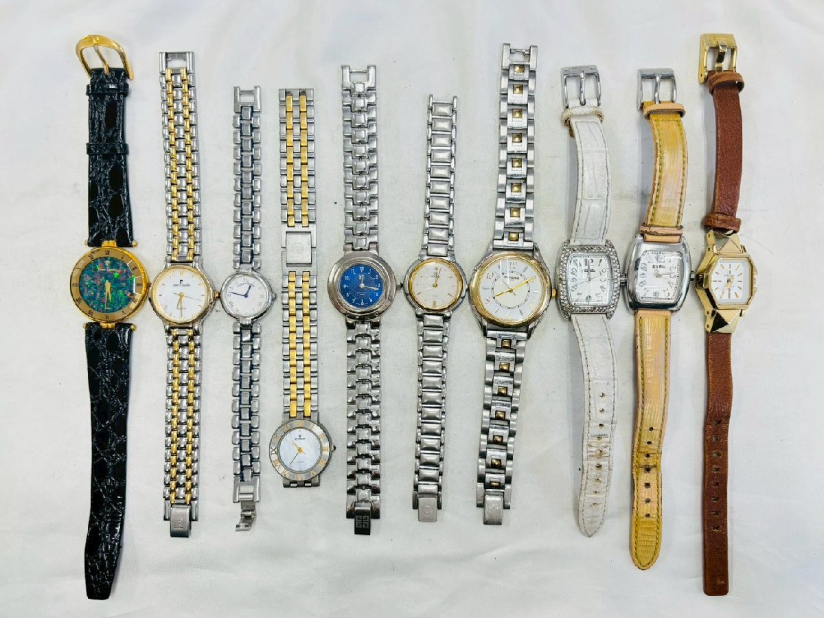 kmu17▼ブランド腕時計 10点おまとめ/レディース メンズウォッチ CYMA.GIVENCHY.renomaなど 未稼働 ジャンク時計▼拍卖