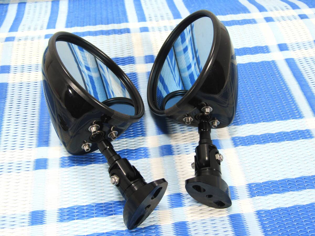 ●●●美品!社外、A-TECH カウリングミラー左右SET、ブルーレンズ!エーテック拍卖