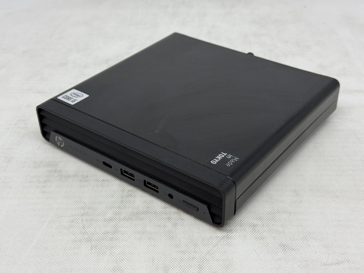 ★HP ProDesk 400 G6 DM ★Core i5-10500T @2.30GHz/8GB/ストレージなし★通電、BIOSのみ確認のジャンク★AC欠品★1202-I_J-002拍卖