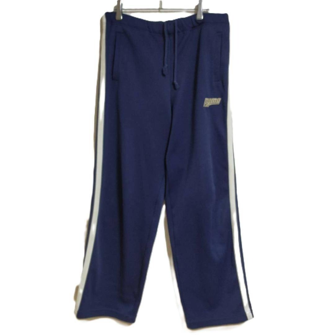 PUMA ジャージパンツ スポーツパンツ 部活用 トレーニング M ネイビー拍卖