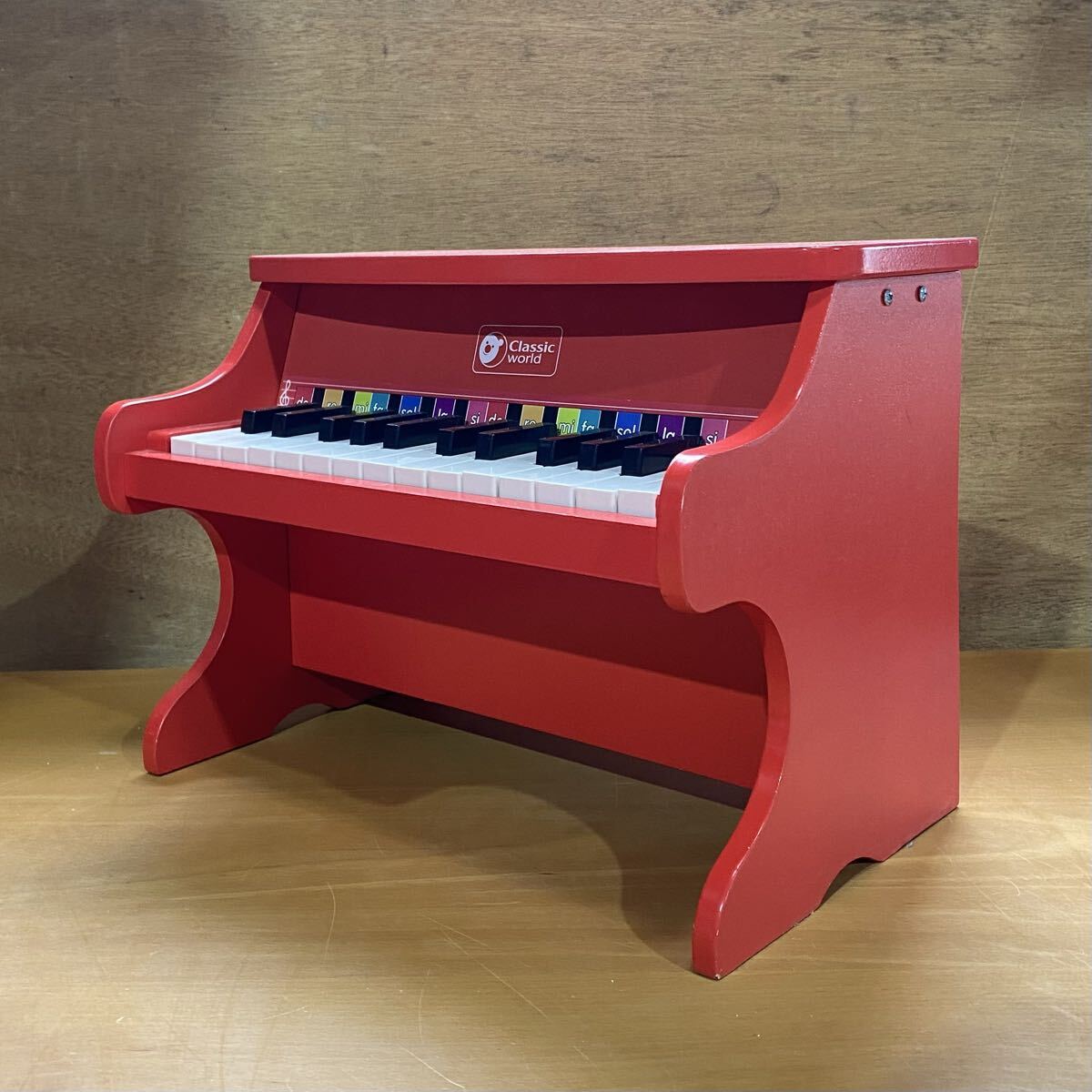 ◇【売り切り】Classic world/クラシックワールド アップライト ミニピアノ 木製 25鍵 おもちゃ 知育玩具拍卖