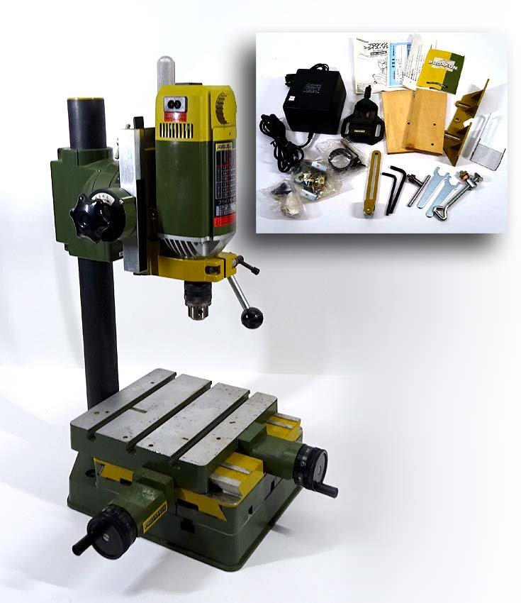 緑屋Re■ 動作品 PROXXON プロクソン フライス マシーン フライス盤 動作品 電動工具 s/bni/11-070/20-3#160拍卖