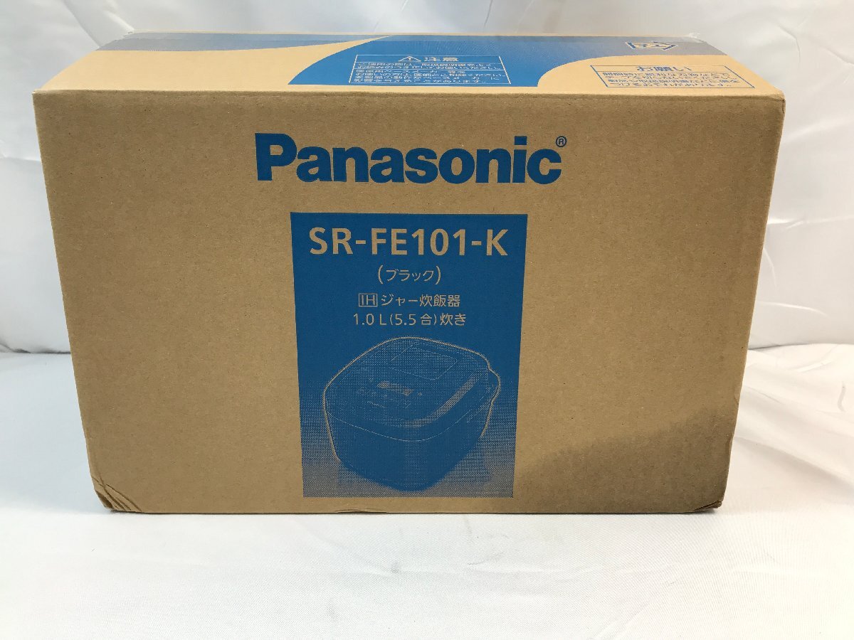 【S5-9609】未使用 Panasonic パナソニック SR-FE101-K IHジャー炊飯器 1.0L 5.5合 ブラック 2025年製拍卖