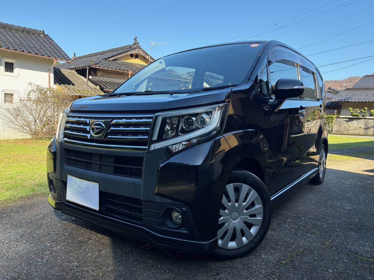 【兵庫】29年式ムーヴカスタムXスペシャル☆前後ドラレコ☆LEDヘッドライト☆社外ナビ☆フルセグTV☆Bluetoothオーディオ☆Aストップ☆ETC拍卖