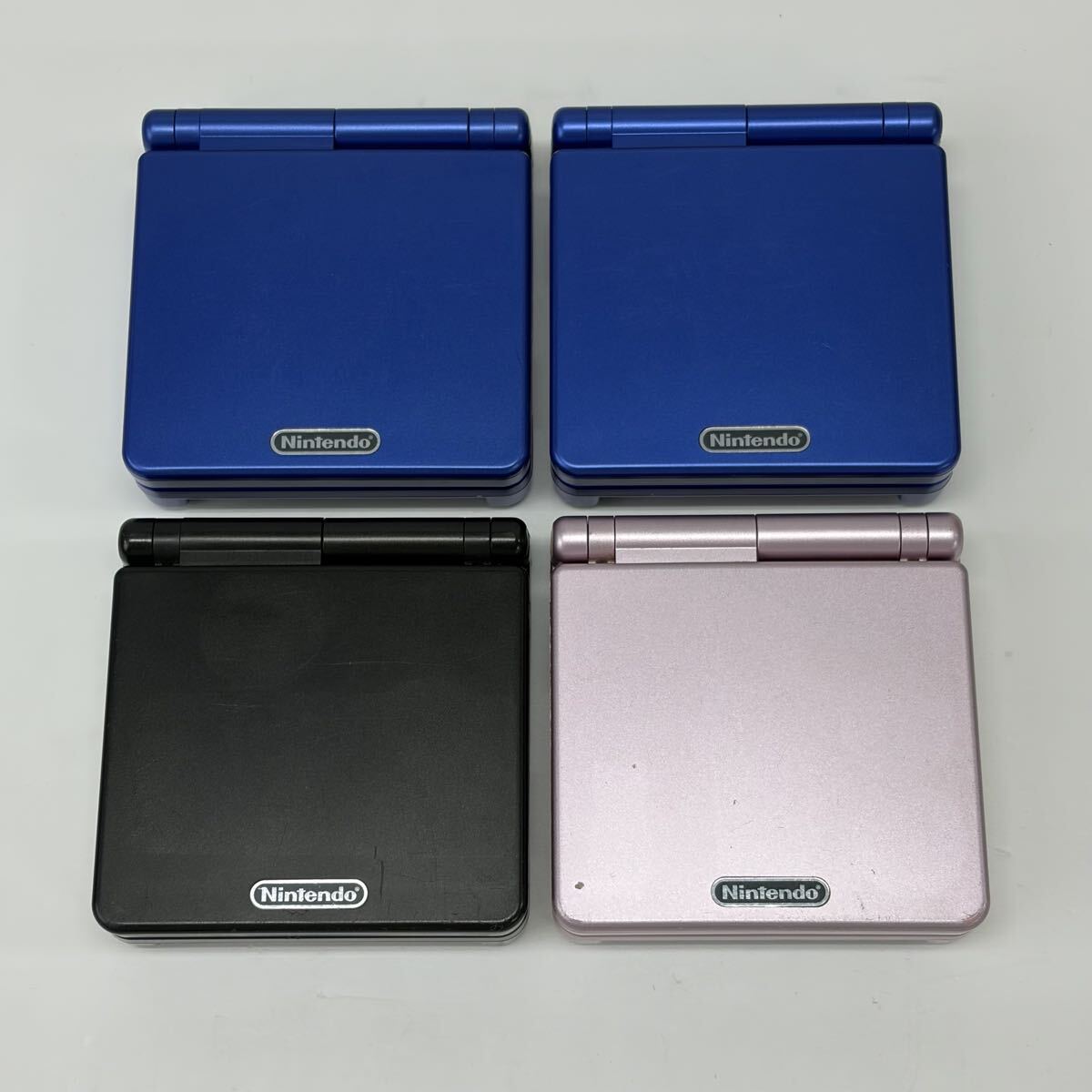☆動作品・1円〜☆ 任天堂 ニンテンドー ゲームボーイアドバンス SP 本体 まとめて 4台 セット Nintendo GAMEBOY ADVANCE GBA 動作確認済拍卖