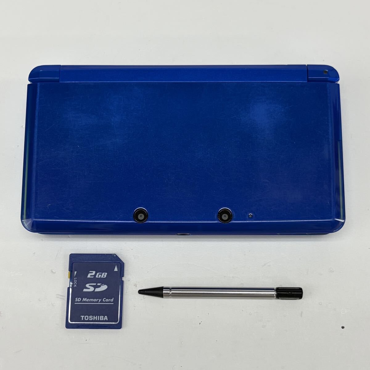 ☆送料無料・1円〜☆ Nintendo 3DS 本体 CTR-001 コバルトブルー タッチペン SDカード セット ニンテンドー 任天堂 ニンテンドー3DS 19拍卖
