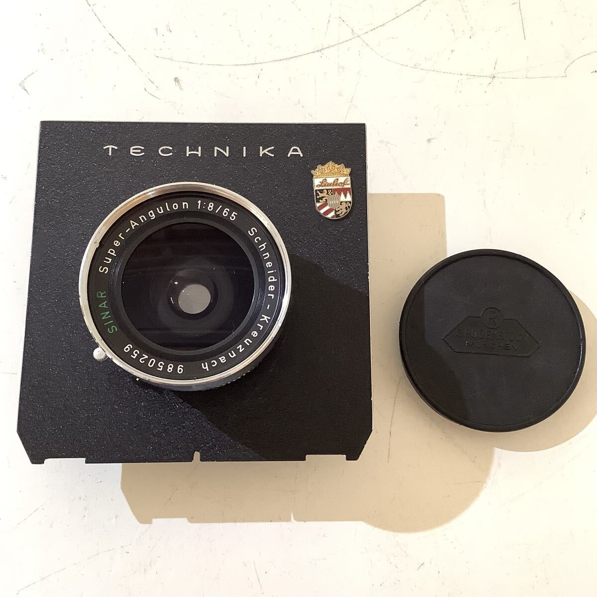 【動作未確認】Linhof リンホフ TECHNIKA テヒニカ レンズ Super-Angulon 1:8/65 Schneider-Kreuznach 大判/中判カメラ用 中古品拍卖