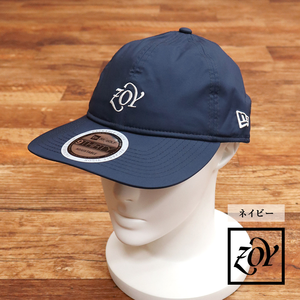 1円/ZOY × NEWERA/レイン キャップ 071769841 ウォータープルーフ 透湿 防水 帽子 ゴルフ 男女兼用 ゾーイ 新品/紺/ネイビー/kk116/拍卖