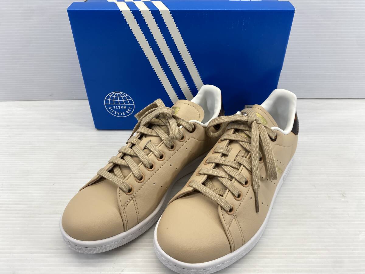 ● 未使用 adidas スタンスミス W レディース スニーカー GY5910 24.0㎝ ベージュ系 アディダス STAN SMITH W ●拍卖