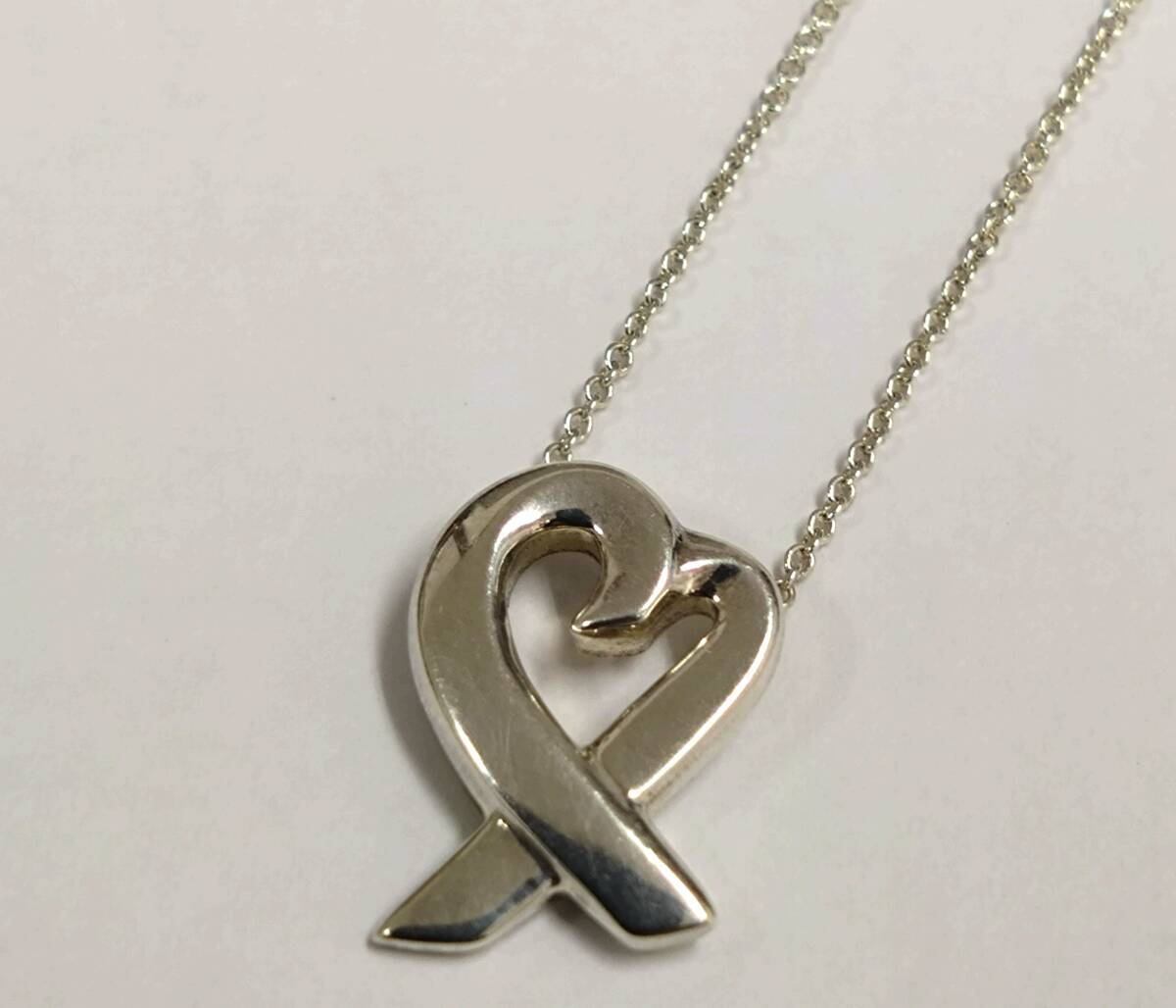 ◇ TIFFANY&Co ティファニー パロマピカソ ラビングハート ネックレス SV925 シルバー アクセサリー ◇ 拍卖