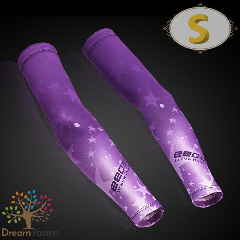 99%UVカット!EEDA デザインアームカバー F-077【S】サポーター 腕カバー 日焼け 紫外線防止 吸汗速乾 スポーツ 乗馬 ゴルフ拍卖