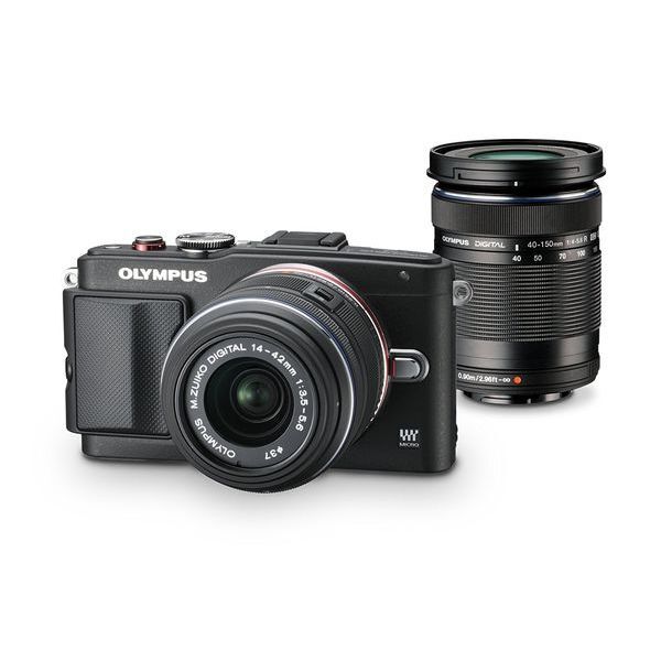 中古 1年保証 美品 OLYMPUS PEN Lite E-PL6 ダブルズームキット ブラック拍卖