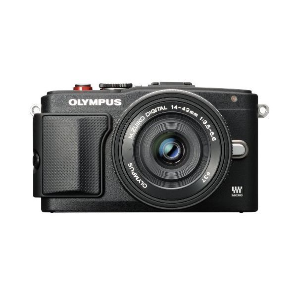 中古 1年保証 美品 OLYMPUS PEN Lite E-PL6 EZレンズキット ブラック拍卖