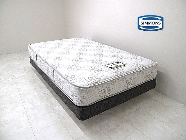 【展示品】SIMMONS シモンズ ビューティレスト ニューフィット ダブルクッション セミダブルベッド 6.5インチ ポケットコイル拍卖