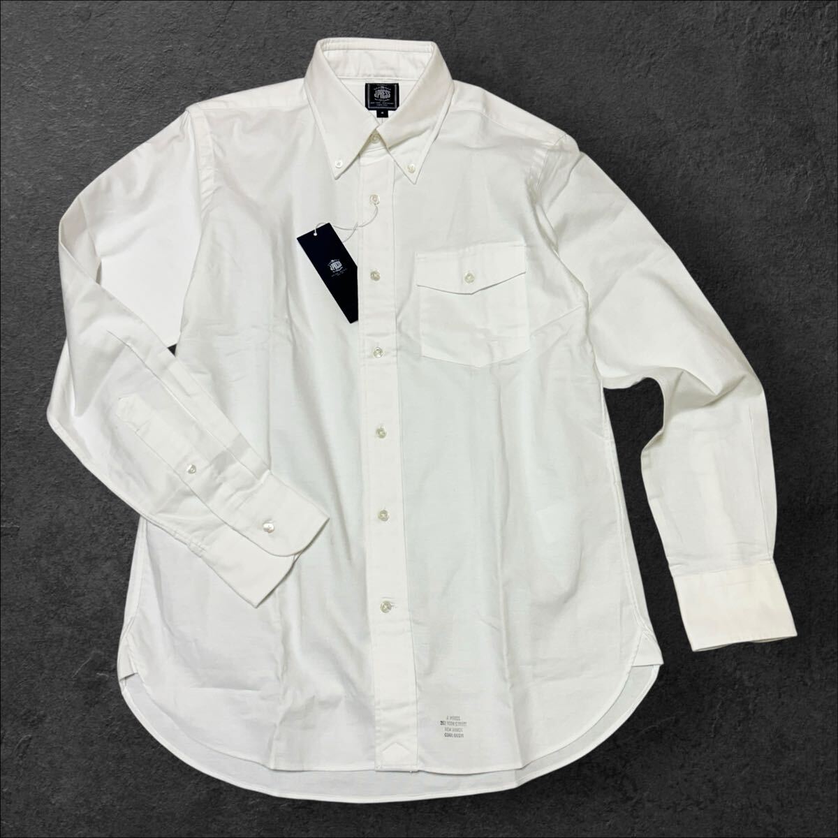 新品 1円スタート!ジェイプレス Mサイズ 定価1.4万 新品未使用 J.PRESS 不変の品格 オーガニックコットン アービング シャツ ボタンダウン拍卖