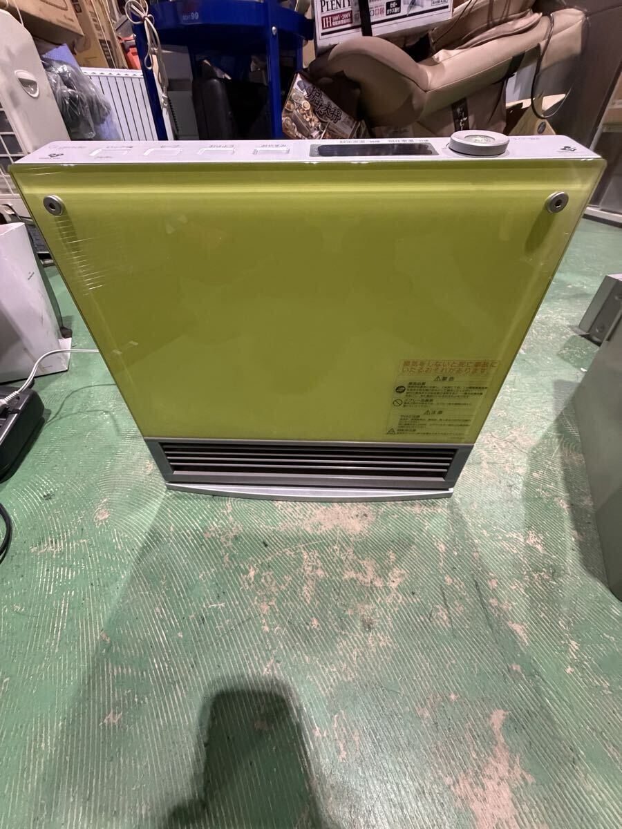 NORITZ ノーリツ GFH-2400D-GR ガスファンヒーター グリーン LPガス オシャレなガスファン OSAKA GAS 大阪ガス 暖房器具 現状売り切り拍卖