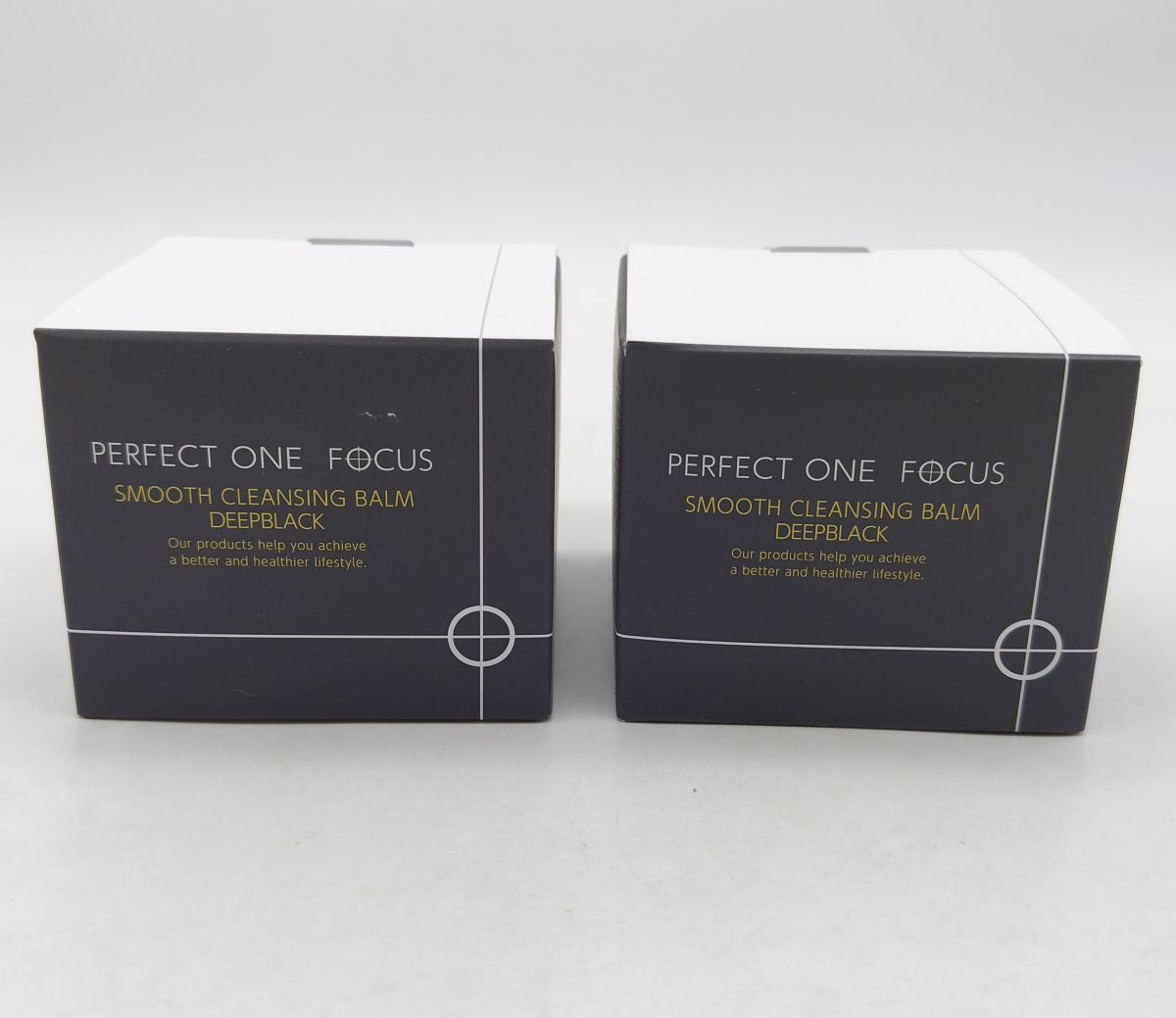 C①★新品 パーフェクトワン フォーカス スムースクレンジングバーム ブラック 75g×2個★拍卖