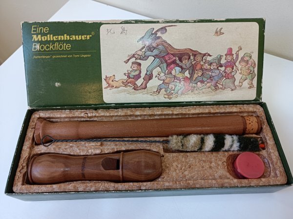 モーレンハウエル 木製リコーダー/Mollenhauer Blockflote/ヴィンテージ/レトロ/全長:約32.3cm/笛/ドイツ/管楽器/木管/楽器/G3512023拍卖