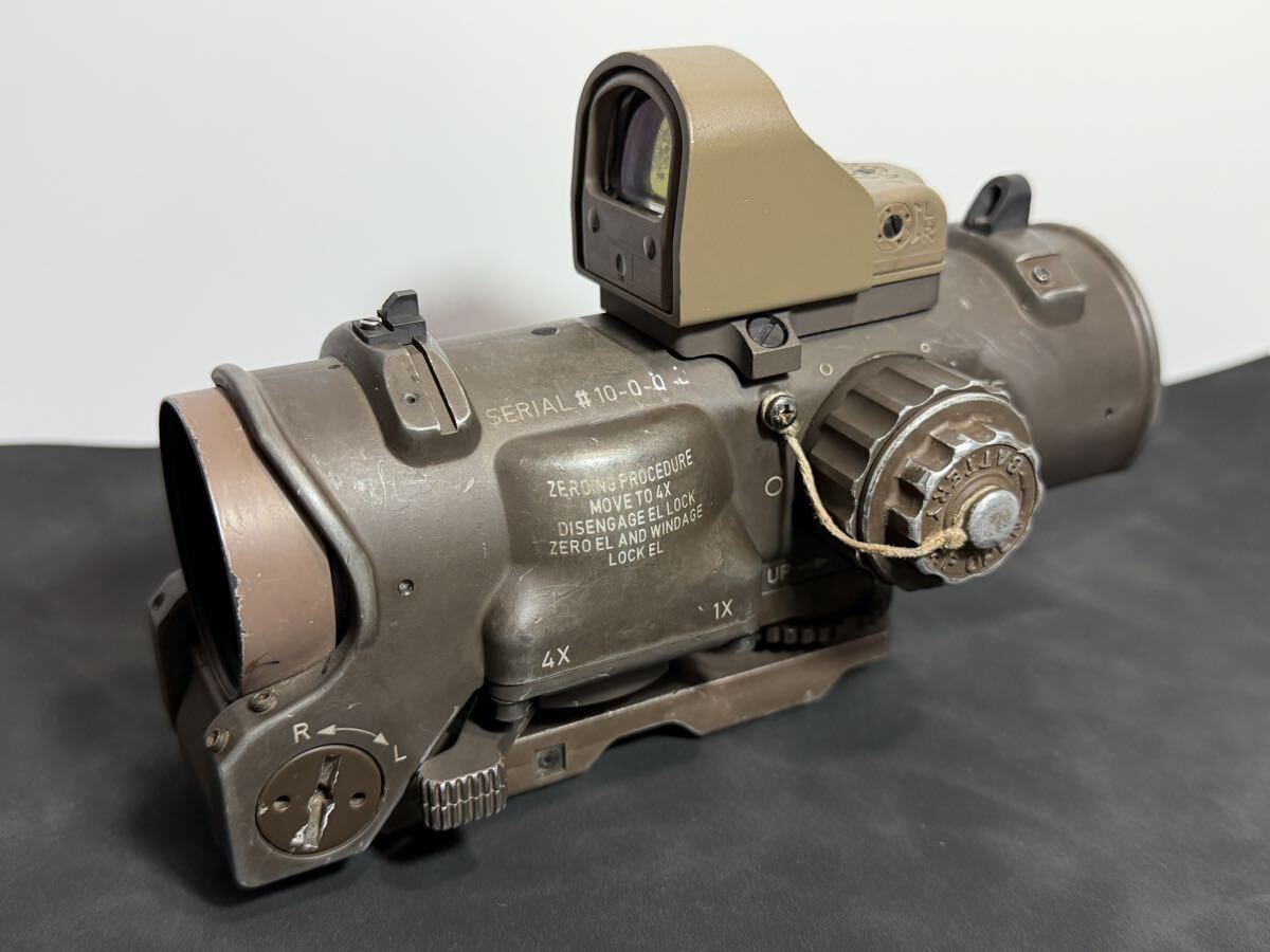 【初期ロット・実物】ELCAN SpecterDR SU-230/PVS 1-4x 5.56 /シリアル#10-05×××/米軍官給品 NSN/MRDS付属 /エルカン/スペクター拍卖