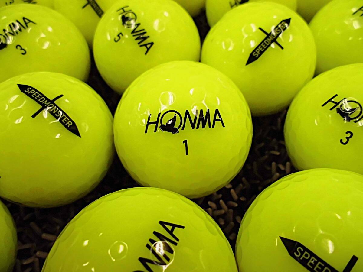 ●最高級品●ホンマ D1 スピードモンスター HONMA【D1 SPEED MONSTAR】2023年モデル イエロー 30個 ロストボール●拍卖