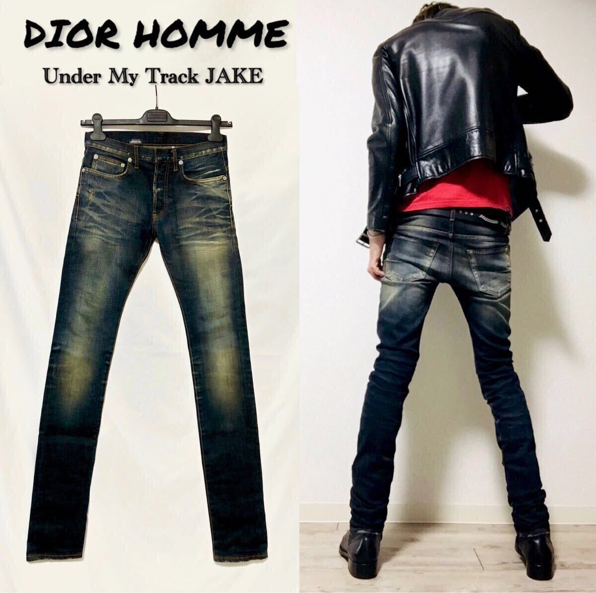 正規 DIOR HOMME 大笑い2010年秋冬の馬鹿騒ぎ アンダーマイトラックジェイク ディオールオム Jake by Kris Van Assche★拍卖