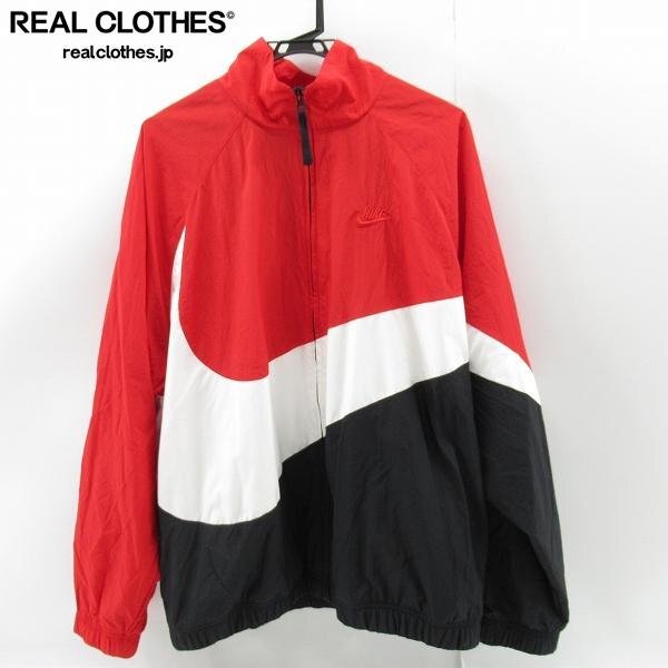 ☆NIKE/ナイキ HBR STMT WOVEN JACKET ビッグスウッシュウーブンジャケット AR3133-657 XL /060拍卖