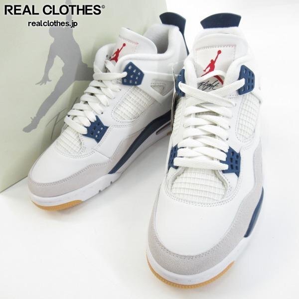 【未使用】NIKE/ナイキ SB AIR JORDAN 4 RETRO SP エアジョーダン4 レトロ DR5415-100/27 /080拍卖