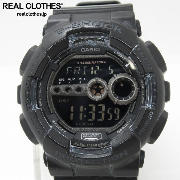 G-SHOCK/Gショック ビッグケース スーパーイルミネーター GD-100-1BJF /000拍卖