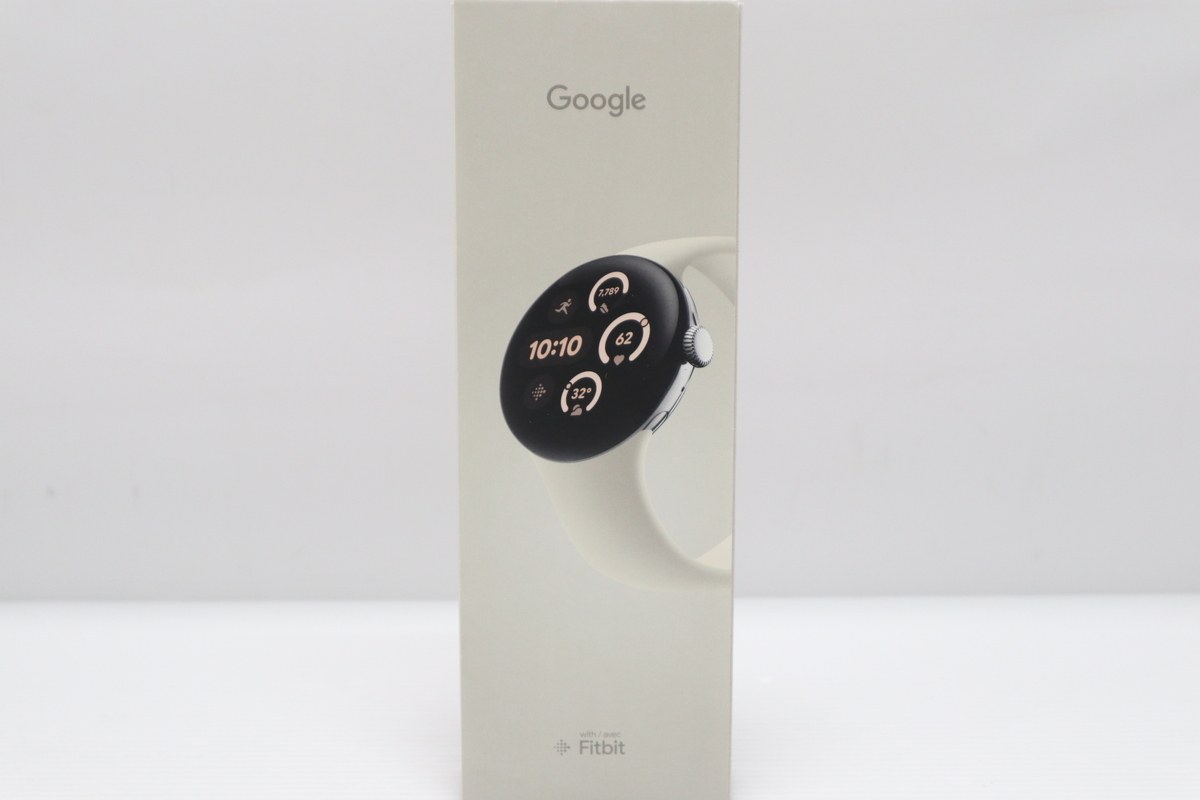110-m481 Google Pixel Watch 3 41mm Polished Silver ケース / Porcelain アクティブバンド Wi-Fi モデル GG3HH拍卖