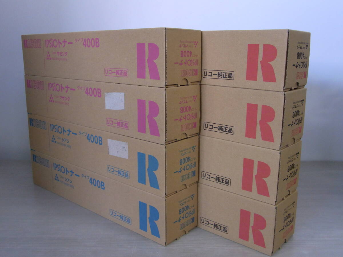♥♥RICOH純正品 IPSiOトナー タイプ400B 3色8個セット♥♥拍卖