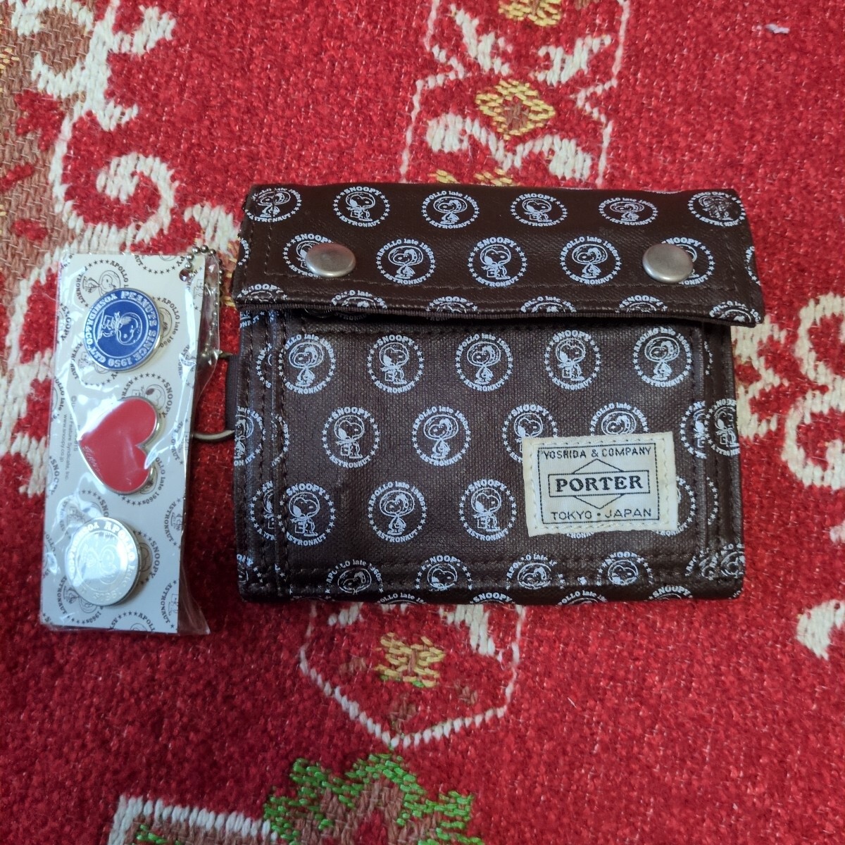 PORTER 財布 ウォレット 折り財布 スヌーピー ビームス拍卖
