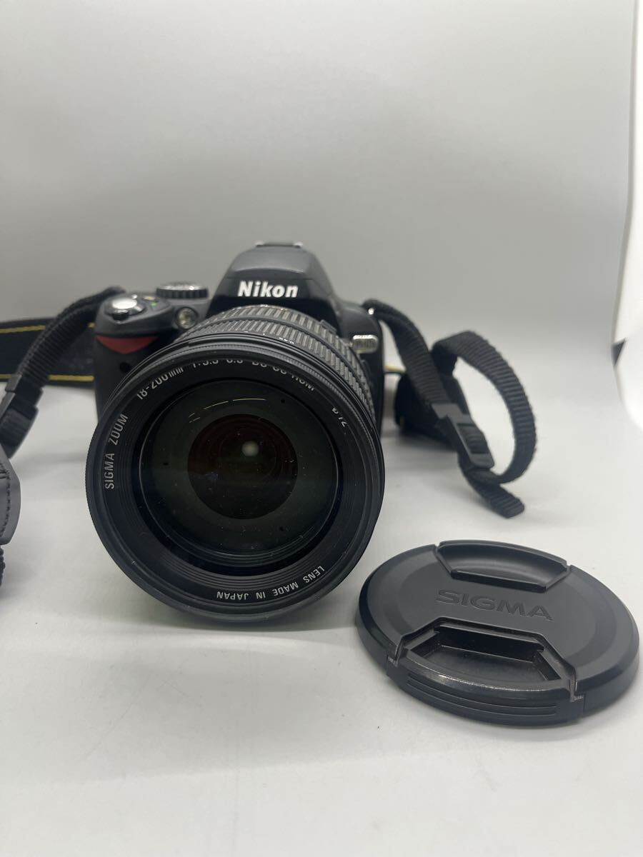 T1222 Nikon ニコン デジタル一眼レフカメラ D40X/SIGMA 18-200mm レンズ付き拍卖