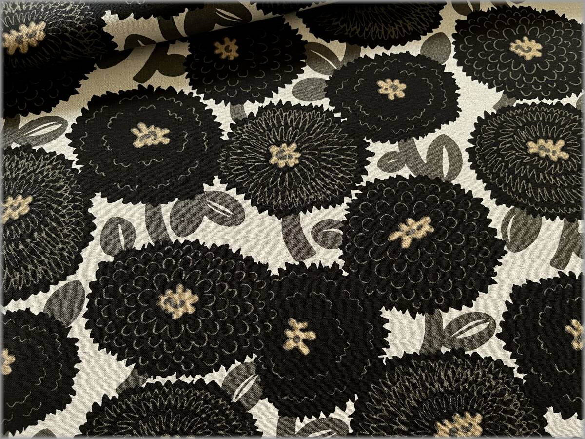 mets★5m*う早この布*綿麻キャンバス*ミスティダリア*linen*88D拍卖