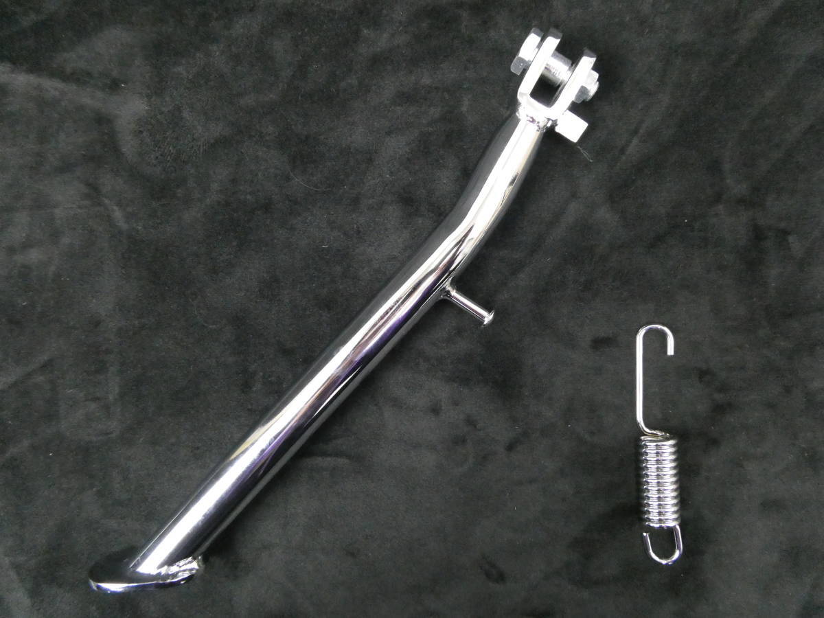 【送料無料】ゼファー400 ロング27cm サイドスタンド メッキ/ゼファーΧ スタンドZRX400 サイスタ 外装 ケツ上げ ZR400C ZR400G拍卖