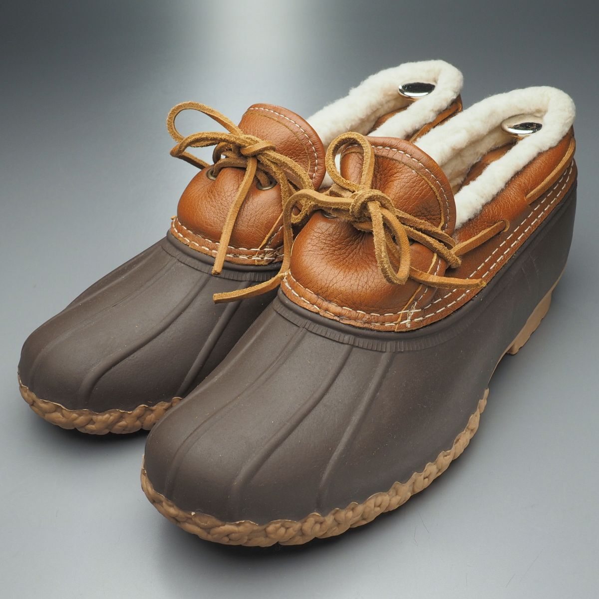 W3383//米国製*L.L.ビーン/L.L.Bean*512658/ウィメンズ8M/ビーンブーツ ラバーモカシン/ボア+プリマロフト/アウトドアシューズ/靴拍卖