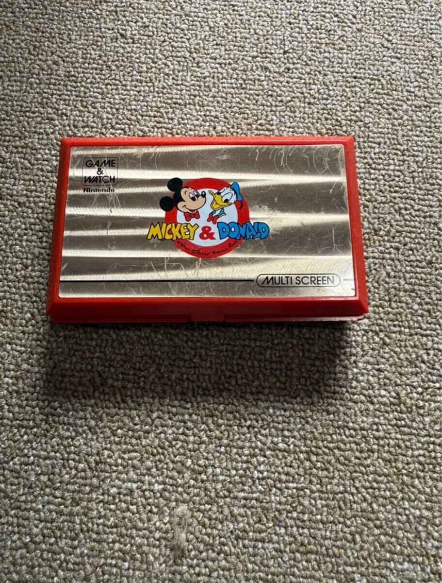 ミッキー&ドナルド 任天堂 ゲームウォッチ拍卖