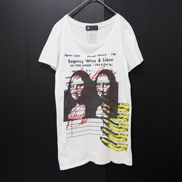 ANDY WARHOL BY HYSTERIC GLAMOUR ヒステリックグラマー Tシャツ カットソー ワンピース モナリザ x938620n拍卖