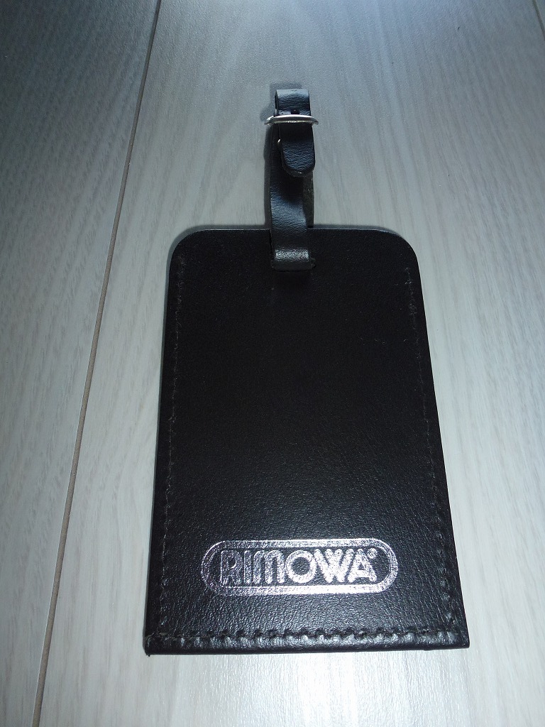 未使用「RIMOWA」 リモワ純正ネームタグ・ダークブラウン2拍卖