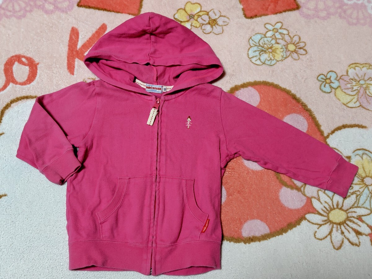 ミキハウスoriginalリーナちゃん薄手パーカー90 拍卖