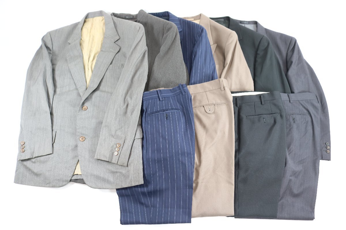 【10点】Loro Piana VERSACE ARMANI 等 スーツ セットアップ ジャケット スラックス サイズ 46 50 等含む他 メンズ まとめ売り 2993-HM拍卖
