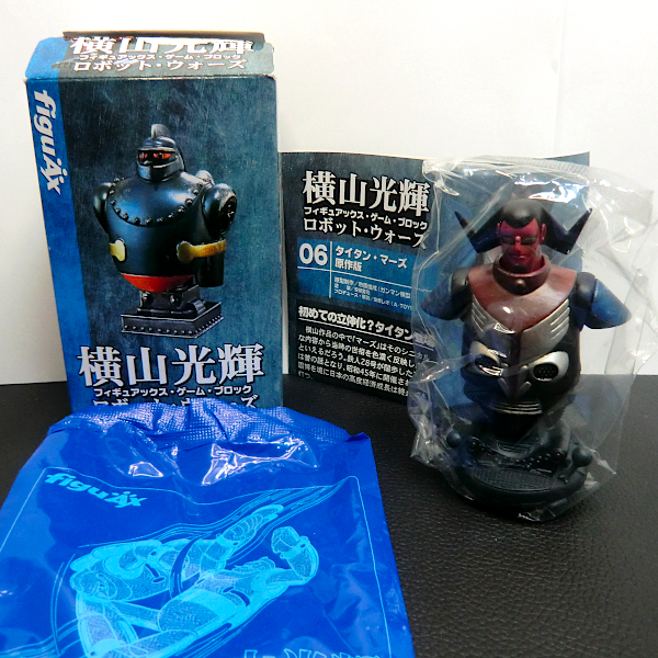 フィギュアクス タイタン・マーズ 原作版の胸像フィギュア figuAx ゲーム・ブロック ロボットウォーズ 横山光輝 昭和レトロ 内袋未開封品拍卖