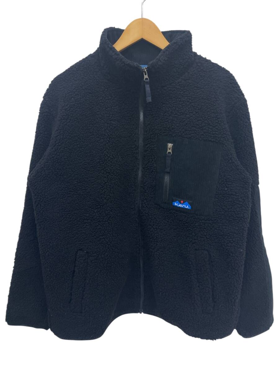 KAVU (カブー) PEARSOLL ボアフリースジャケット 2154-20 L ブラック メンズ/065拍卖