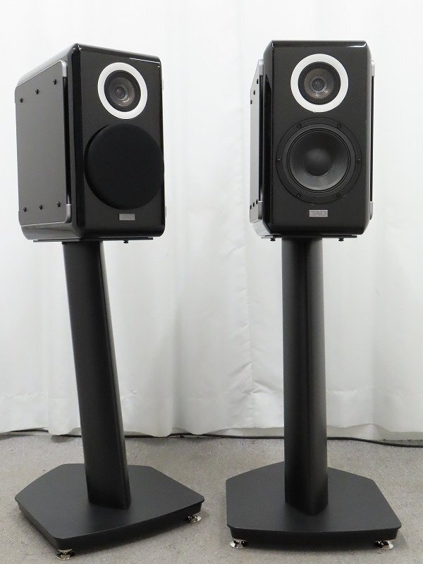 ■□【良品・全国発送可】TAD TAD-ME1/TAD-ST3 スピーカーペア Micro Evolution One ピアノブラック 専用スタンド付 タッド□■031548001-4拍卖