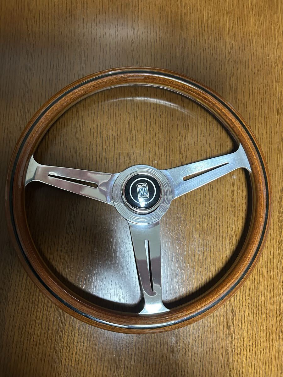 【当時物ほぼ未使用】ナルディ 正規品 36パイ クラシック ウッド ポリッシュスポーク ステアリング ハンドル 当時物 NARDI 旧車 ネオクラ拍卖